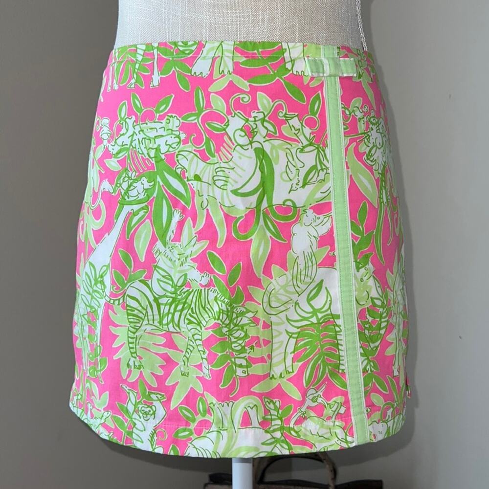Lilly Pulitzer Jungle Print Skort-Size Girls 12